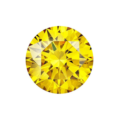 0.43 CT ROUND VS1 BRILLIANT YELLOW